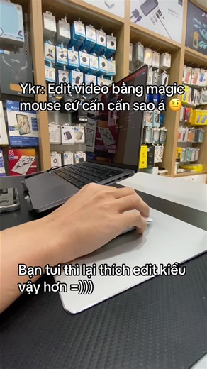 Trackpad macbook đã rồi mà vẫn dùng magic mouse 🧐 #apple #macbook #trackpadmacbook #magicmouse #fyp