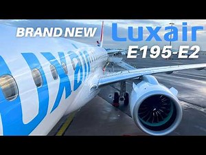 LUXAIR BRAND NEW EMBRAER 195-E2 (Economy) | Nice - Luxemburg | Flight Review