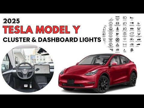 2025 Tesla Model Y : Cluster Display & Dashboard Warning Indicators Guide