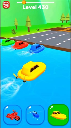 Shape Shifting Level 430 – Ultra Fast Impossible Pro Run! ⚡😱 #shorts