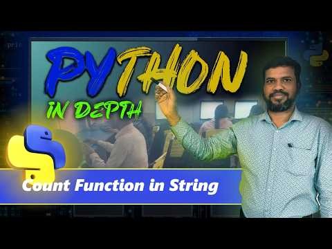 Count Function in String || Python for Beginner in Hindi