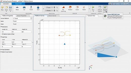Tracking Scenario Designer