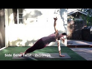 Side bend twist