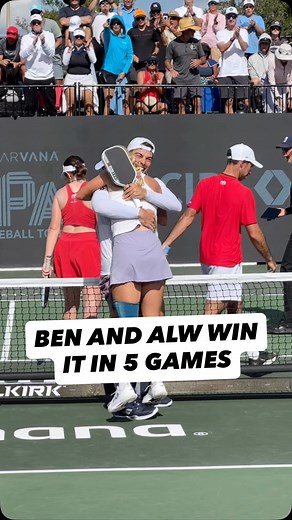 98K views · 6.3K reactions | Ben Johns and Anna Leigh Waters win a 5 game masterclass against JW and Jorja Johnson  This match was so good. You can see how much it means to Ben and ALW  | PPA Tour | Facebook