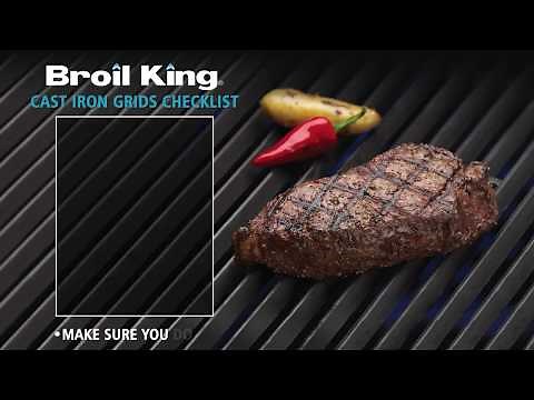 Seasoning Your Cast Iron Grids