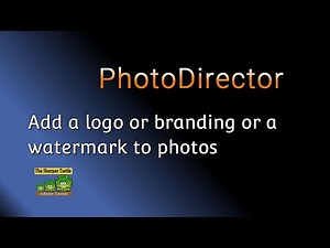 Add a logo or branding or watermark to your image