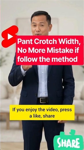 Pant Front Crotch Width No More Mistake #shorts