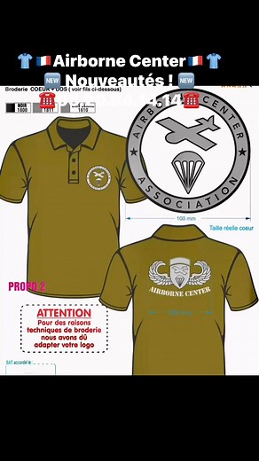 🆕 Nouveautés Airborne Center ! 🆕La collection s’agrandit ! Découvrez nos nouveaux polos vert olive et bleu, ainsi que nos sweats à capuche et polaires 🔥🧥Affichez fièrement les couleurs de la communauté Airborne, que ce soit au sol ou en plein ciel ! 🪂💨🔥 Retrouvez toute notre boutique associative ici 👉 https://www.airbornecenter.com/boutiquehttps://www.airbornecenter.com/boutique/famousse-wood-9580https://www.facebook.com/search/top?q=boutique airborne center#AirborneCenter #Parachutisme 