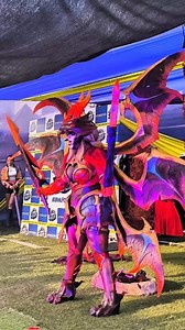 Presentación de Kayle #leagueoflegends #cazadoradedragones #kayle #cosplay #feriagrau | Gian Rock