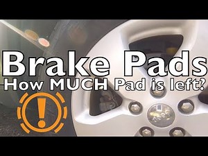 How To Check Brake Pads - How much ▁ ▂ ▅ is left?