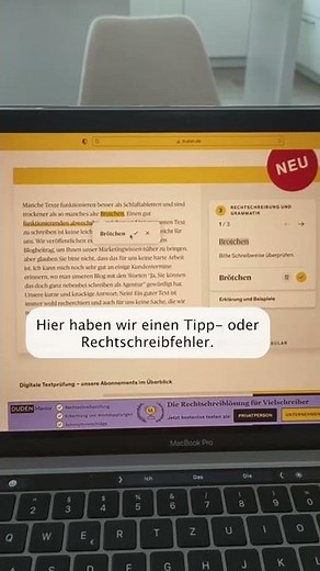Ganze Texte mit dem Duden korrigieren✅