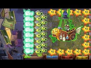 Plants vs Zombies 2 Battlez - Starfruit vs Threepeashooter