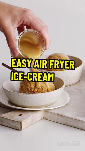 Easy Air Fryer Fried Ice-Cream Recipe