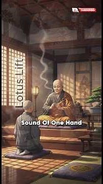The Sound of One Hand Clapping – Short Buddhist Story with Life Lesson #shorts #buddha #motivation