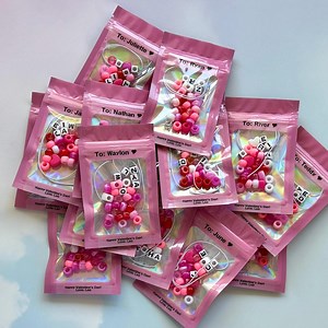 Valentine's Bead Kits for Kids, Crafts, Classrooms - Etsy