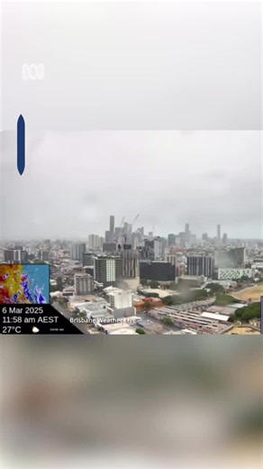 A timelapse of the Brisbane skyline shows ex-cyclone Alfred slowly approaching the city. Wild weather has continued across south-east Queensland today, with life-threatening flash flooding impacting multiple catchments. For the latest Tropical Cyclone Alfred updates, tune into ABC Local Radio or head to the ABC Emergency website: ab.co/ABCemergency | ABC News