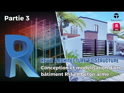 #3 Master classe formation REVIT architecture et structure (modélisation de l'architecture)