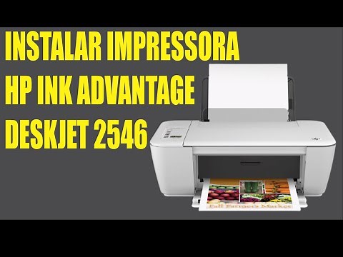 Baixar os drivers e instalar a impressora HP deskjet ink advantage 2546