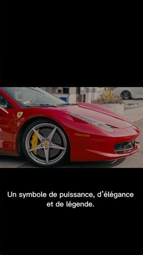 Présentation Ferrari 🔥 | Puissance, Luxe et Supercar #shorts