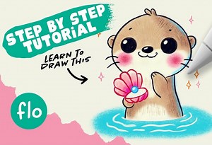 【Procreate】新手级教程 You Can Draw This in PROCREATE 手把手一步步教你绘制可爱水獭插画