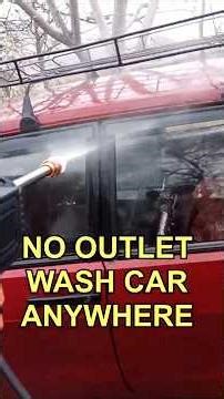 Cordless Pressure Washer — Wash Your Car Anywhere With Just a Bucket