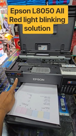 Epson L8050 L18050 printer error 000043 problem 100% Solutions FIX Error Red Light Blinking #Reset