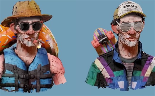 Blender超强风格化角色