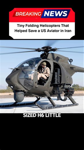 Tiny Folding Helicopters That Helped Save a US Aviator in Iran