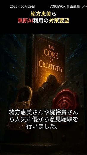Unauthorized Use of Voices by Generative AI: Megumi Ogata, Yuki Kaji, and Others Call for Legal P...