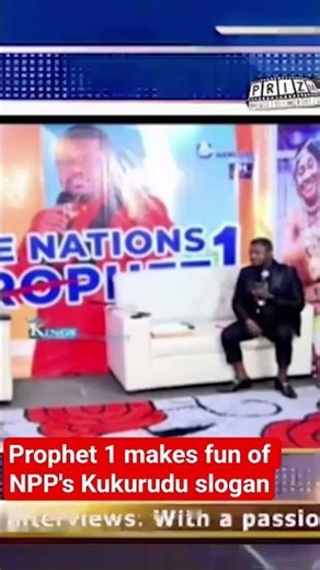 Prophet 1 makes fun of NPP's Kukurudu slogan