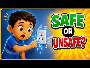 Safe or Unsafe Challenge 🦺⚠️| 30 Fun Questions for Kids #safety first #educational videos