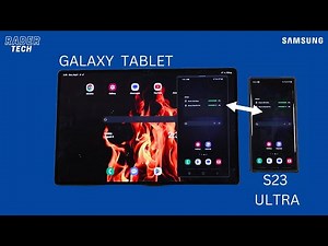 Control your Samsung Galaxy S23 Ultra directly from your Galaxy Tablet