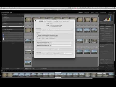 Lightroom Import Dialog - Setting Preferences Before You Start
