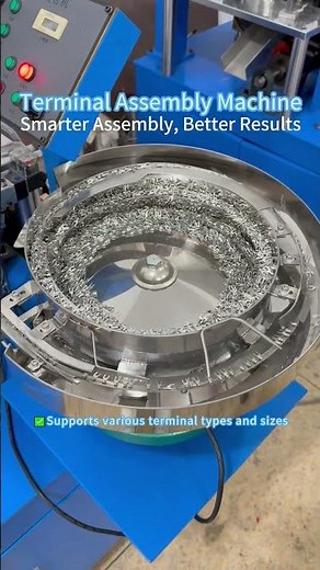 Automatic Terminal Assembly Machine for Mass Production #factory #machine #automation
