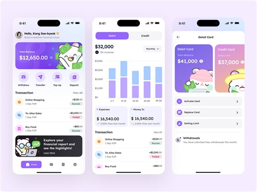 Banking Mobile App UI/UX Design