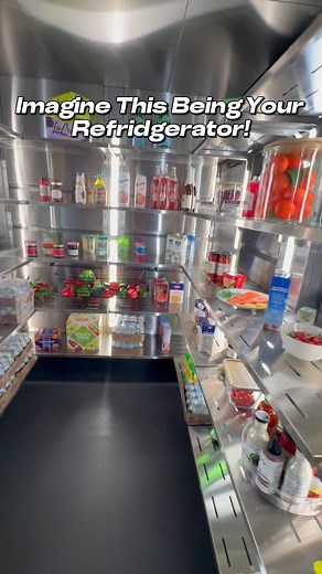 1.5K views · 11 reactions | Just wanted to pop in and show this restaurant grade walk-in fridge design for my folks who love to cook! This is a great option if you've got extra space and loads of groceries. Plus, how many people have a fridge like this!? It's awesome! | United Constructors | Facebook