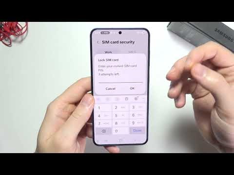 SAMSUNG Galaxy S26: How to Lock SIM Card