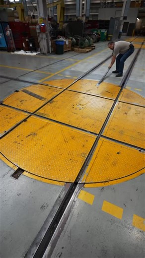 Railquip on Instagram: "Why install a bogie turntable? These practical and innovative solutions help maximize space and enhance efficiency, as seen here with our friends at MARTA.⁠ ⁠ Learn what happens behind the scenes of installing and using a locomotive turntable by visiting our link in bio.⁠ ⁠ #Railquip #BogieTurntable #Turntables ⁠#TruckTurntable ⁠"