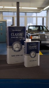 Time for a change – to our new Mercedes-Benz Classic engine oil! 🛢️ Why? Our specially developed Mercedes-Benz Classic Engine Oil offers seal safety and maximum protection against wear and corrosion — even during long periods of inactivity. Available now at authorised dealers, Classic Partners, and the Mercedes-Benz Classic Center in Germany, Austria, Switzerland, and the United Kingdom. More markets to follow. #timeforanoilchange #MBClassic #MercedesBenz | Mercedes-Benz Museum