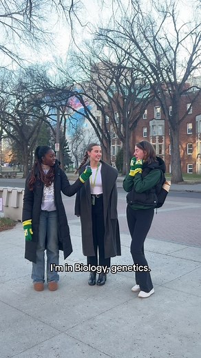 Student Ambassadors Adwoa and Kate are back guessing #UAlberta majors 🎤