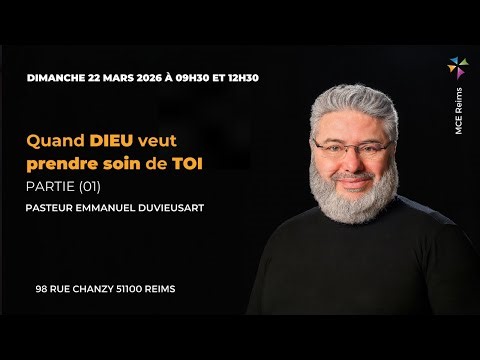 Quand DIEU veut prendre soin de TOI Partie (01) - Pasteur Emmanuel DUVIEUSART