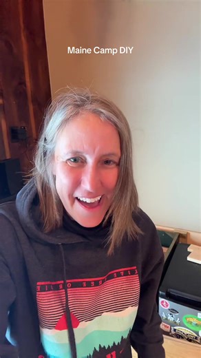 Maine Camp Renovations. Winter project.#mainecamplife #newenglandwinter #diyproject #kitchenrenovation