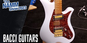 Bacci Guitars Leonardo Funk Machine Demo | NAMM 2023
