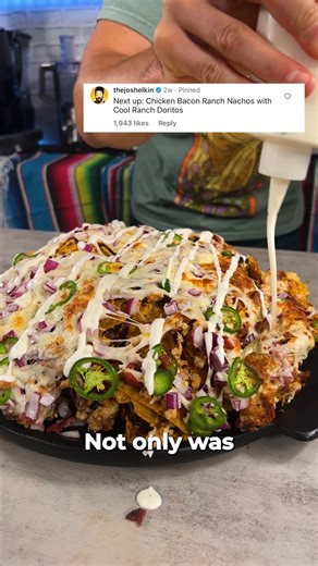 Chicken bacon ranch nachos