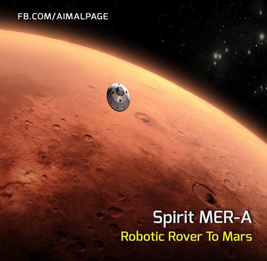 Here is how the Spirit Mars Rover successfully landed on Mars mission in 2004. | Aimal