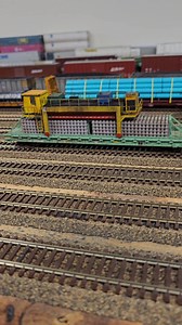 New Custom-Trains build! HO scale concrete tie gantry crane — hand-built for realistic Maintenance-of-Way operations. Perfect for modern layouts and MOW scenes. Built to order with premium detail and weathering. #CustomTrains #HOScale #ModelRailroad #MaintenanceOfWay #ConcreteTies #GantryCrane #ScratchBuilt #RailroadMaintenance #ScaleModeling #RailEquipment | Custom-Trains