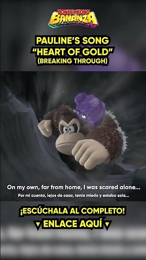 DONKEY KONG BANANZA - Breaking Through | Pauline's Song (Lyrics English & Spanish)
