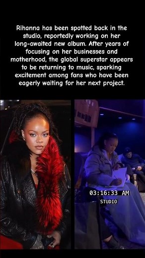 Rihanna just Stepped Back in the Studio… R9 FINALLY COMING! #Rihanna #viral