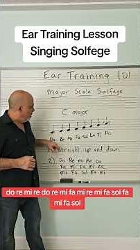 Ear Training - singing solfege