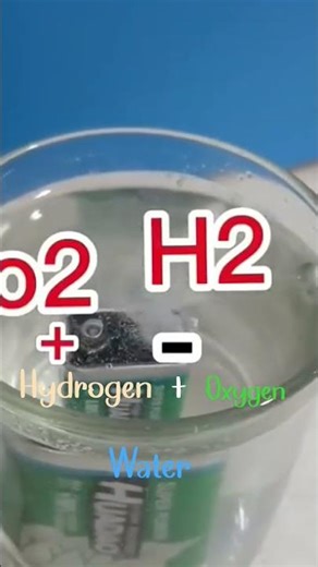 MADE WATER COMBINATION TO HYDROGEN AND OXYGEN